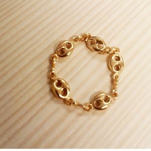 Marine Link Gold Ring